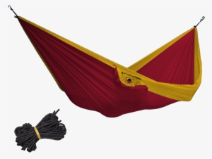Pack Ahorro Hamaca Y Cuerdas - Donidin Double Hammock + 2 Bonuses, Bright Orange #2153891