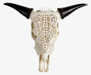 Carved Cow Skull - Cow Skull Tribal #2154580
