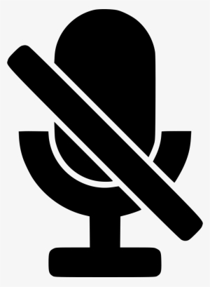 Mute Microphone Comments - Microphone Mute Png Icon #2154687