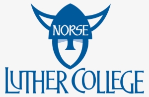 Luther College With Norse Helmet Blue Download - Luther College Logo #2154912