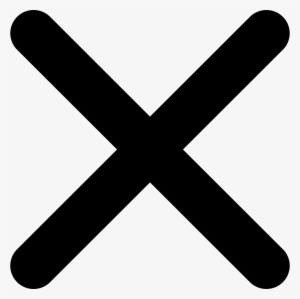 Png File Svg - Cross Mark Png Black #2155436