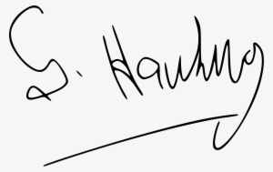 Open - Stephen Hawking Signature #2155734