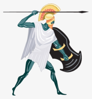 Zeus Mythology Decorative Decal - Greek Soldier #2155928