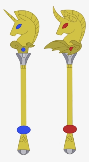 Unicorn And Batpony Scepter By Darckvampireneko On - Digital Art #2156043