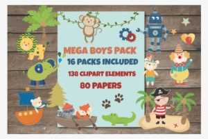 Boys Meg Bundle Poppymoondesign Crafters Card Making - Cartoon #2157036