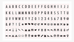 120 Extra Letters Numbers Symbols - Mix Of Letters Numbers & Symbols #2157070