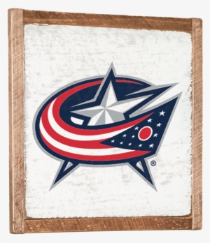 Columbus Blue Jackets Vintage Wall Art - Columbus Blue Jackets Logo Svg #2157827