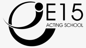 East 15 Acting School Logo In Black And White - East 15 #2158408