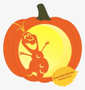 Olaf Pumpkin Stencil - Jack-o'-lantern #2158650