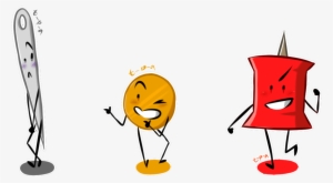 Woah Its The Trio They're One Of My Faves So Yes I - Bfdi Needle X Coiny #2158751