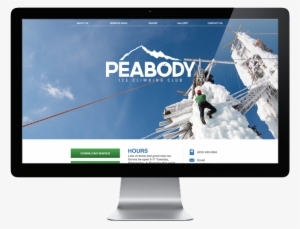 Peabody Ice Climbing Club Is An Ice Climbing Club Located - Computer Monitor #2158872