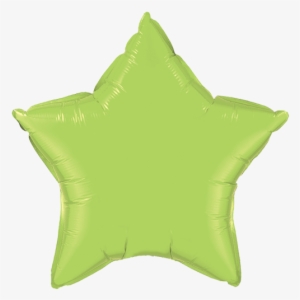 20" Lime Green Star Foil Balloon - Pink Star Foil Balloon #2158998