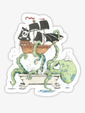 Kraken In The Tub By Handclones - Kraken #2159474