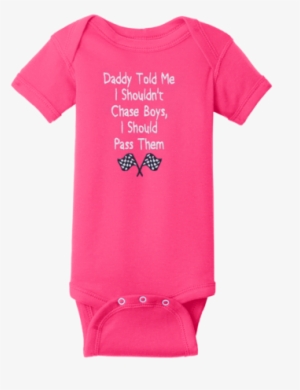 Daddy Told Me Embroidered Infant Onesie - Race For The Cure T Shirts #2159746