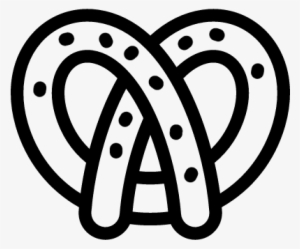 Big Pretzel Vector - Western Food Logo #2160199