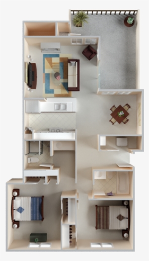 For The Sand Castle Floor Plan - Footprints On The Bay Apartments #2160613