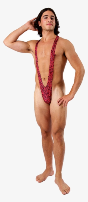 Red Leopard Mankini - Transparent Mankini #2161392 Red Leopard Mankini - Transparent Mankini #2161392