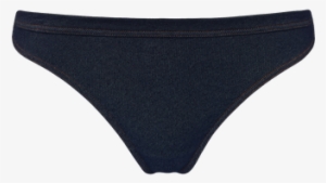 Calamity Jane Blue Jeans 4cm Thong - Undergarment #2161412