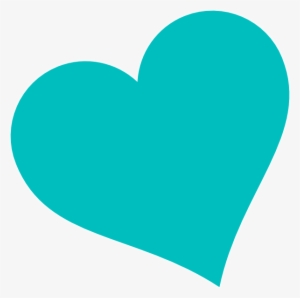 Blue Heart Clip Art At Clker - Blue Heart Vector Png #2161630