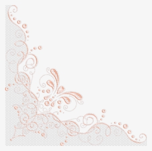 White Corner Border Png Corner Lace Anastasia - Lace Corner Border Png #2162195