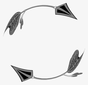 Tribal Arrow Frame Rectangular - Arrow #2162970