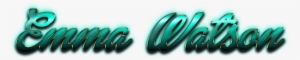 Emma Watson Beautiful Letter Png Name - Emma Watson Name Png #2163132