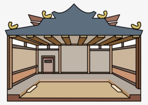 Clipart Royalty Free Download Igloo Clipart Scene - Club Penguin Dojo Igloo #2163345