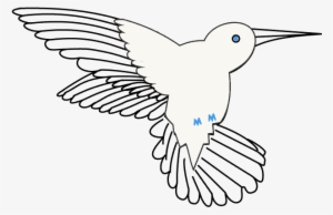 Drawn Hummingbird Peacock - Hummingbird Beak Drawing #2163372