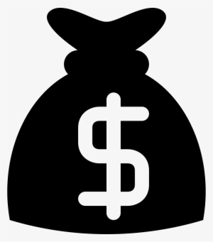 Money Bag With Dollar Sign Comments - Dollar Icon Black Png #2163474