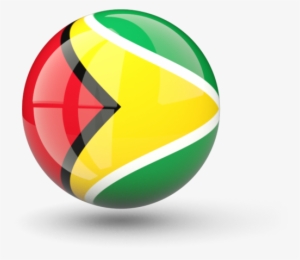 Illustration Of Flag Of Guyana - Guyana Flag Icon Png #2164253