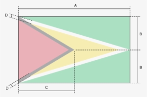 Construction Sheet - - Guyana Flag Construction Sheet #2164323