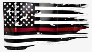Metalhe Erie Pa Metal Fabrication Steel Flags Handmade - Distressed Thin Red Line Flag #2164815