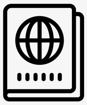 Vb Icons Passport - Passport White Icon #2165167