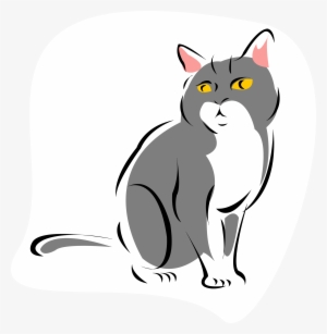This Free Icons Png Design Of Grey Cat #2165909