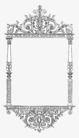 Frame Filigree Silver - Silver Border Frame Png #2166011
