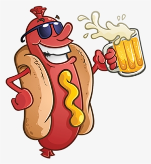 Brewcity Sausage - Sausage Beer Cartoon #2166012