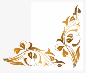 Bunga Png Image - Corner Floral Vector Png #2166397