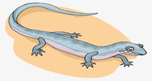 Sand, Blue, Cartoon, Ground, Art, Salamander, Reptile - Salamandra Animado Png #2166508