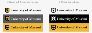 University Of Missouri Primary Logo Full And 1 Color - Missouri #2166547