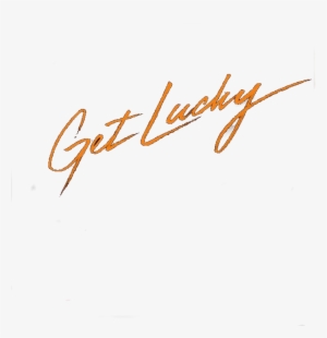 Open - Get Lucky Daft Punk Font #2167235