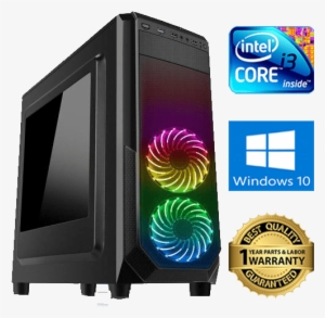 Intel I3 Gaming Pc - Cit Prism Black Rgb #2167359 Intel I3 Gaming Pc - Cit Prism Black Rgb #2167359