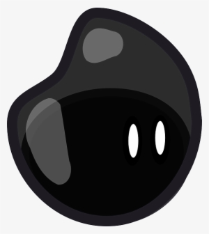Eyes, Black, White, Cartoon, Bubble, Jelly, Thoughts - Black Jelly Cartoon #2167849