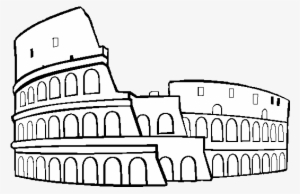 Colosseum Coloring Pages Google Picture Library Download - Easy To Draw Colosseum #2168327
