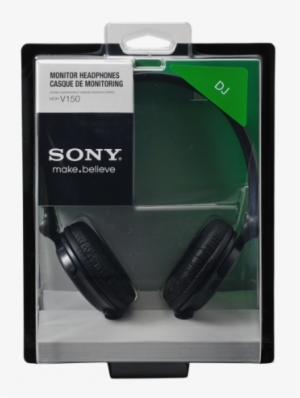 Sony Sound Monitoring Dj Headphones Black - Sony Mdr V150 Over-ear Headphones - Black #2168998