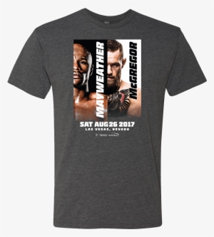 Mayweather Vs Mcgregor Gray Poster Art T-shirt #2169651