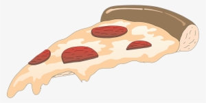 Pizza Slice Cheesy Tomatoes Fast Food Pizz - Transparent Background Pizza Clipart Png #2169700