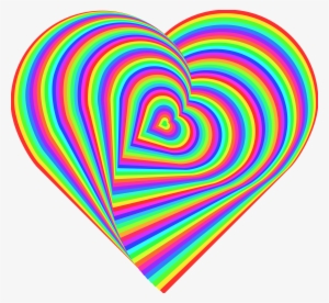 Love Heart Rainbow - Rainbow Heart #2170185