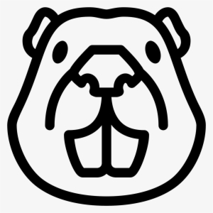 Banner Freeuse Stock Beaver Black And White Clipart - Icon #2170490