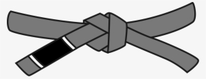 Grey Belt Png - Jiu Jitsu Grey And White Belt #2170737
