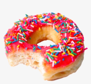 Bitten Doughnut Black And White Library #2170831